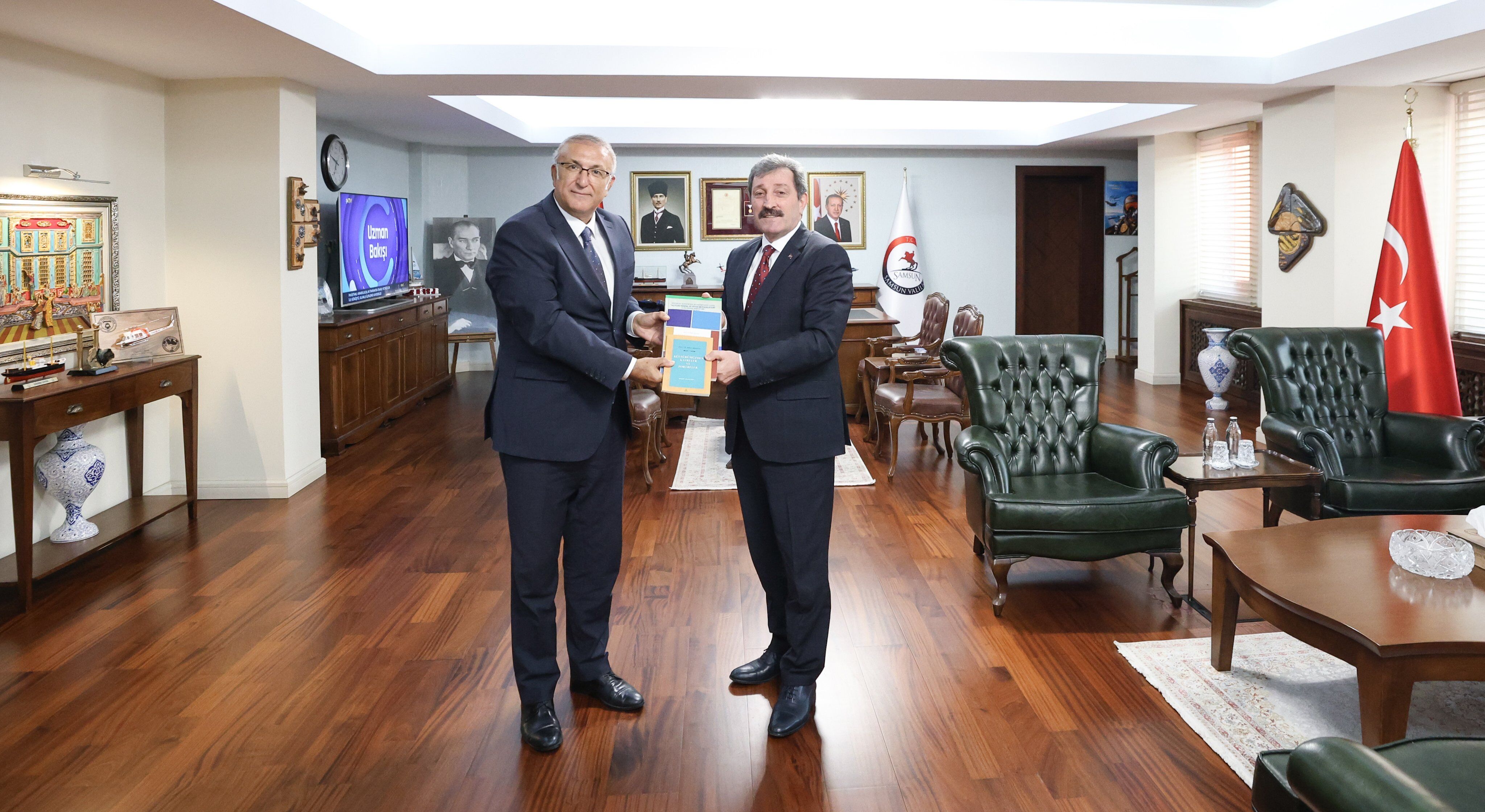 Samsun Haber: TDED Samsun Şubesi’nden Vali Orhan Tavlı'ya ziyaret