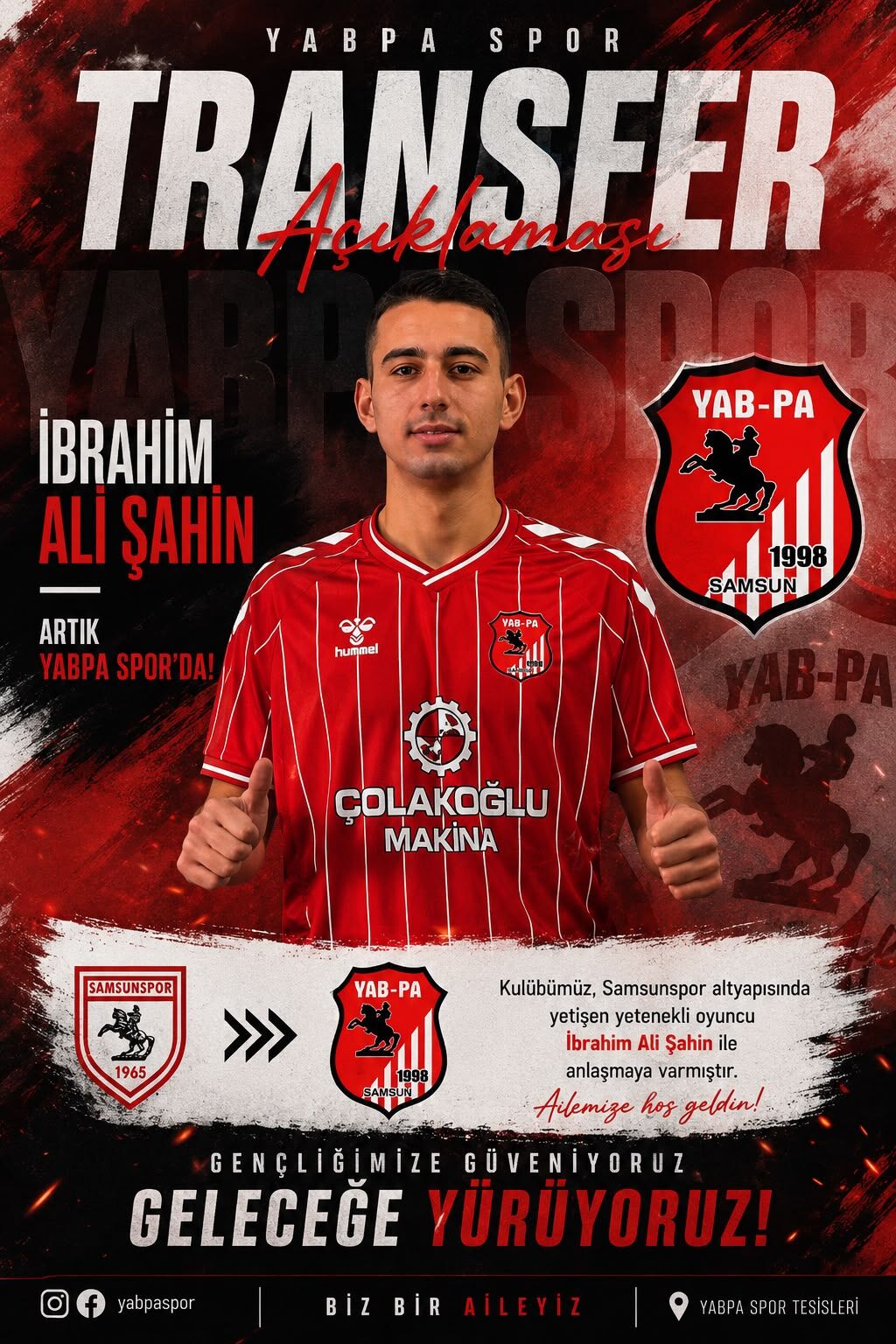 YABPA Spor'dan İbrahim Ali Şahin transferi