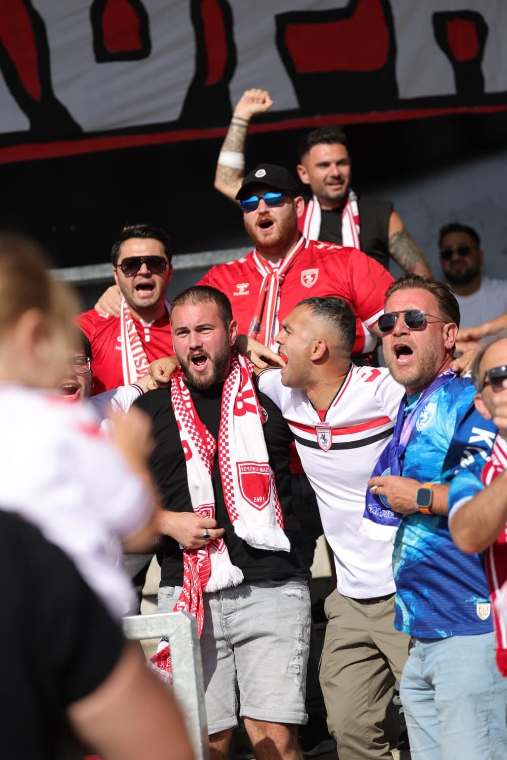 Samsunspor Haber: Samsunspor Westerlo maçında taraftardan tam destek