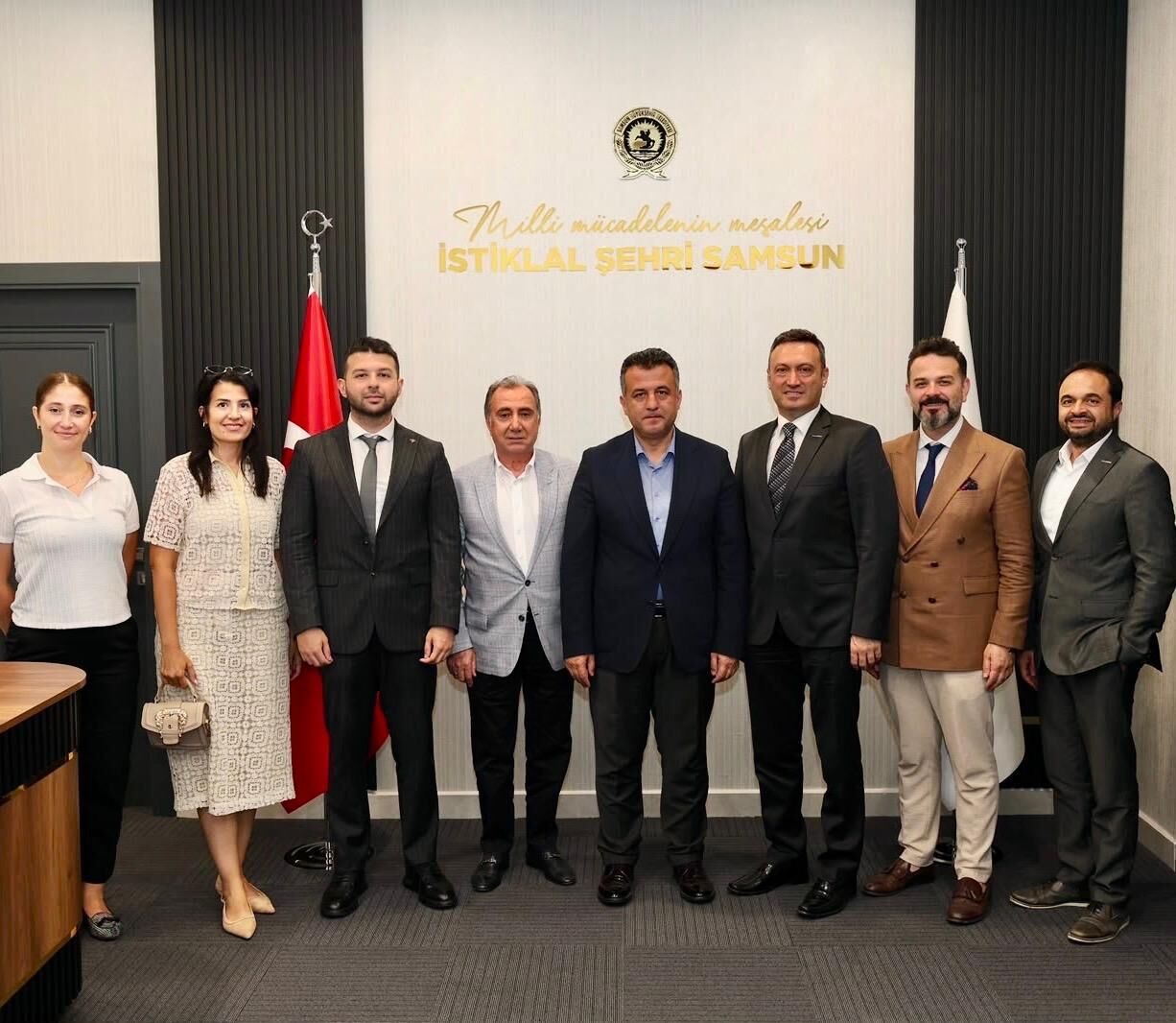 samsun haber: SAMSİAD'dan Başkan Halit Doğan'a ziyaret! Yeni proje müjdeleri