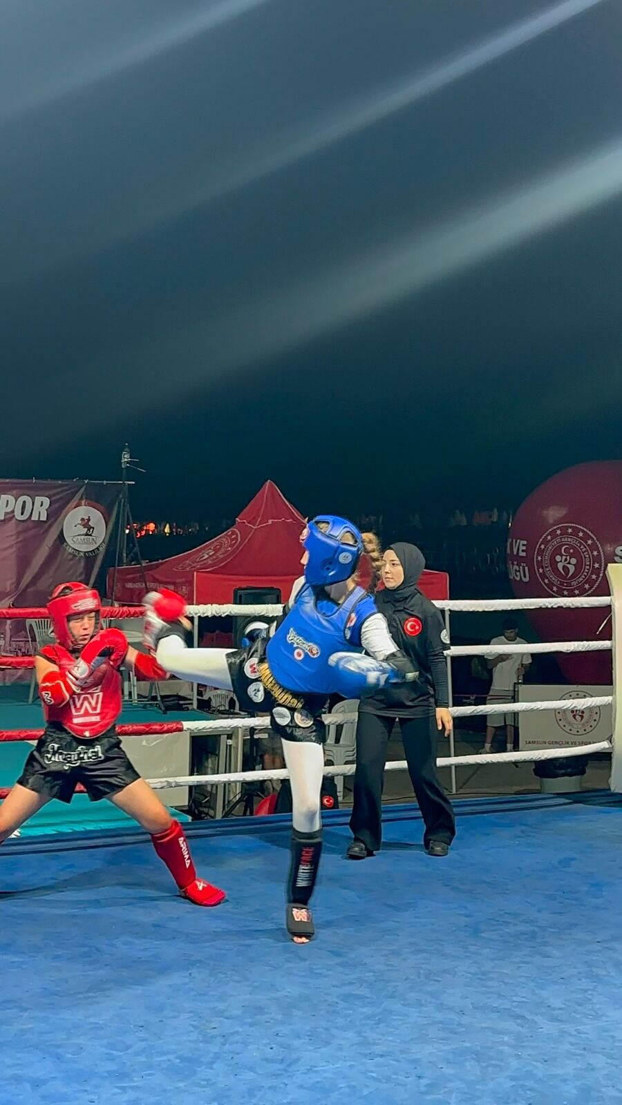 Samsun'da Muay Thai heyecanı: Madalya ve kupalar sahiplerini buldu