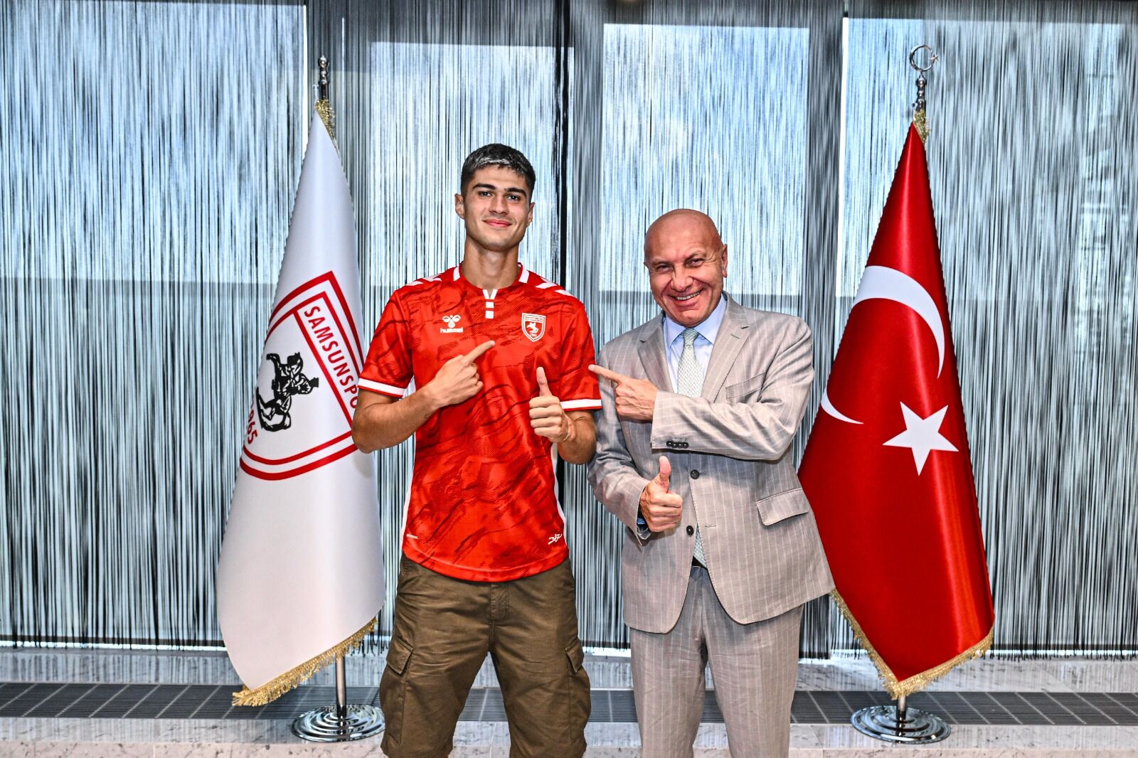 samsunspor haber: Gabriele Guarino da tamam! Samsunspor Başkanı Yüksel Yıldırım'dan transfer mesajı