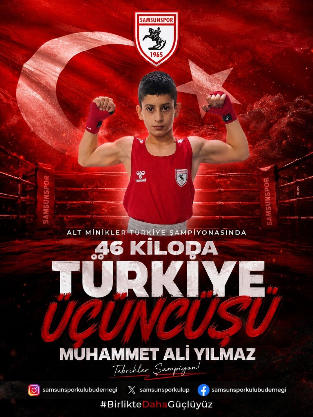 SAMSUNSPOR HABER: Samsunspor boksta fırtına gibi esti! Çifte madalya