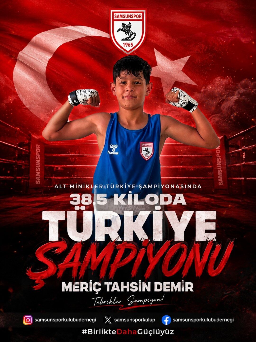 SAMSUNSPOR HABER: Samsunspor boksta fırtına gibi esti! Çifte madalya