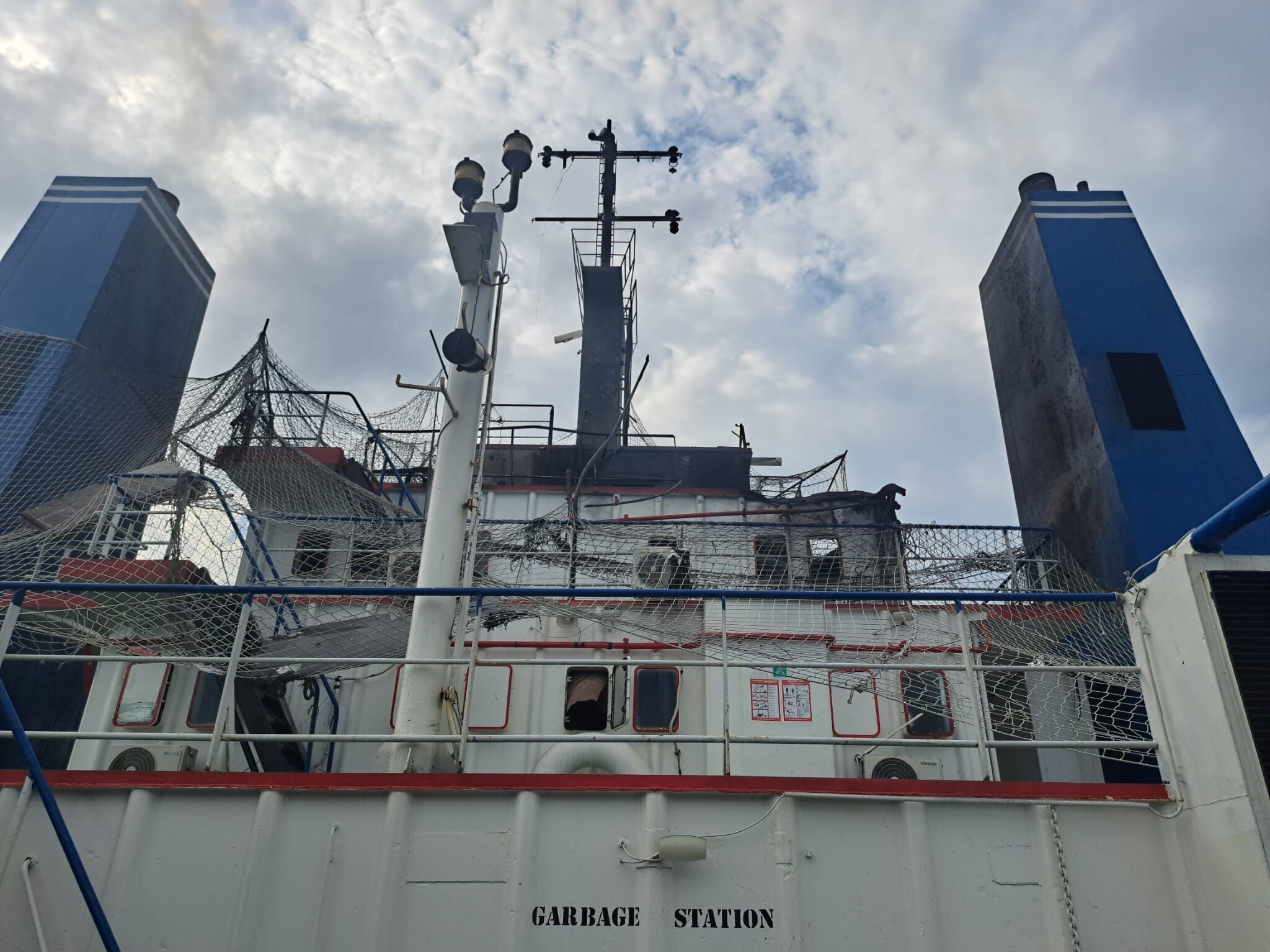Samsun haber: Karadeniz'de vurulan geminin görüntüleri ortaya çıktı