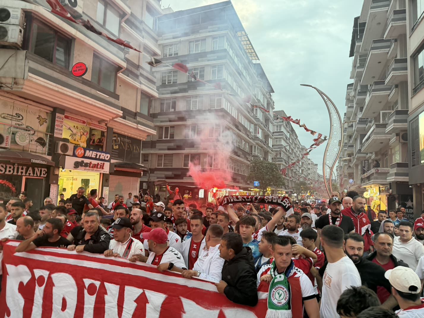 Samsunspor Haber: Samsun’da maç ateşi! Taraftarlardan görsel şölen