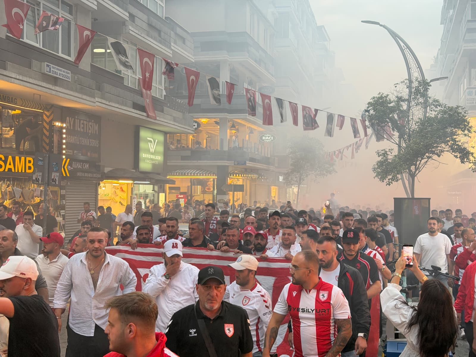 Samsunspor Haber: Samsun’da maç ateşi! Taraftarlardan görsel şölen