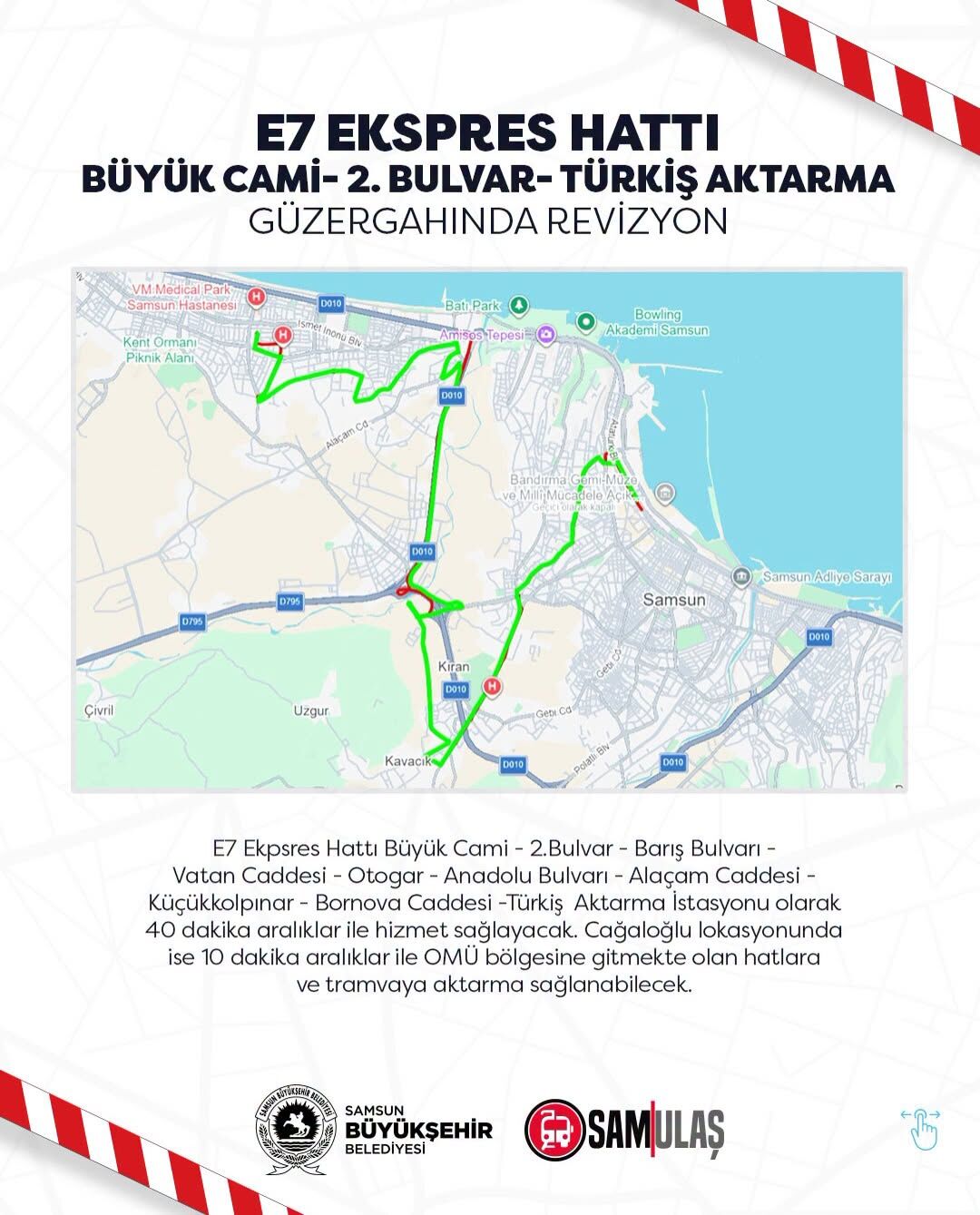 samsun haber: Samsun’da otobüs hatlarında yeni dönem! Bazı hatlar kaldırılıyor