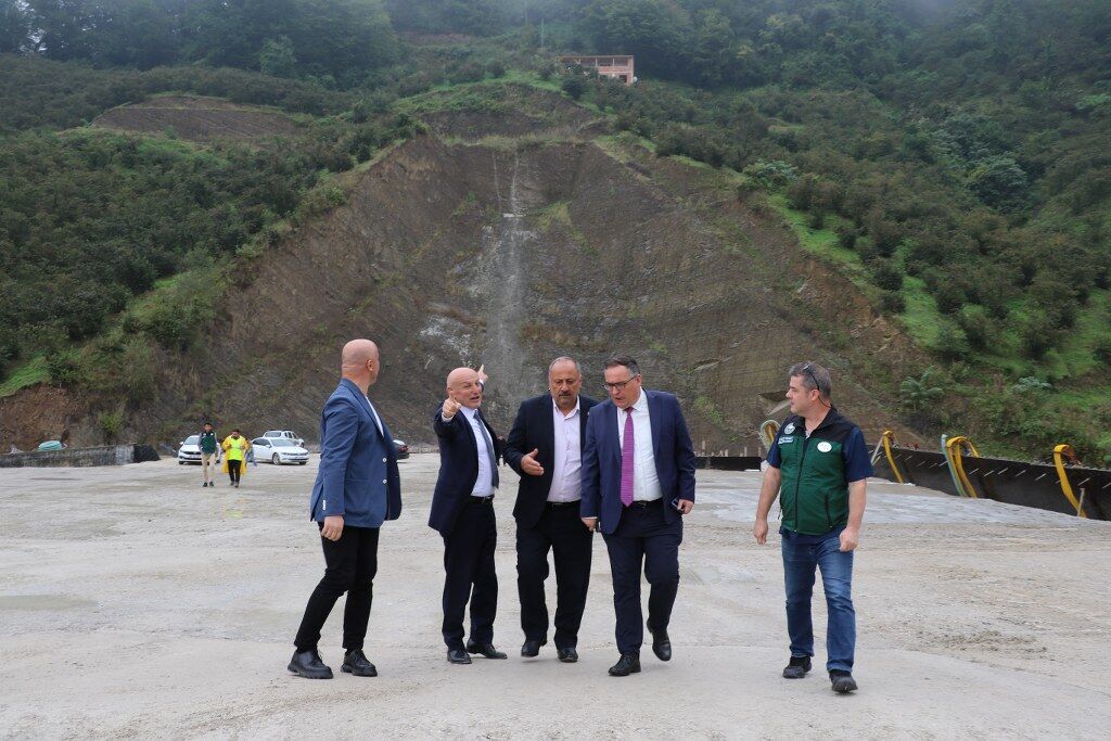 SAMSUN HABER Salıpazarı Barajı’nda çalışmalar yerinde incelendi