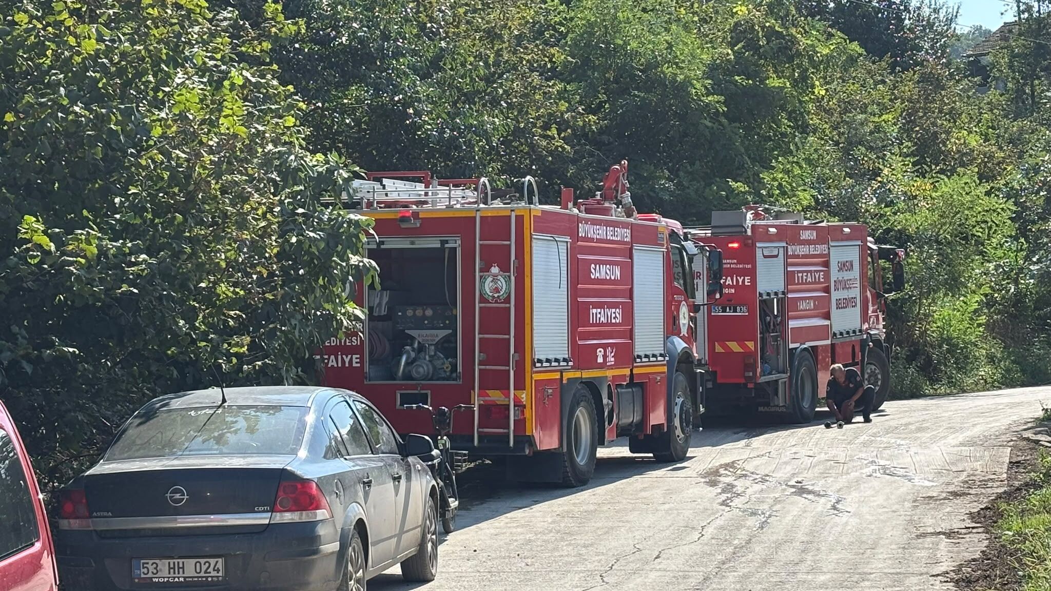 Samsun Haber: Salıpazarı’nda alevler fındık evini sardı