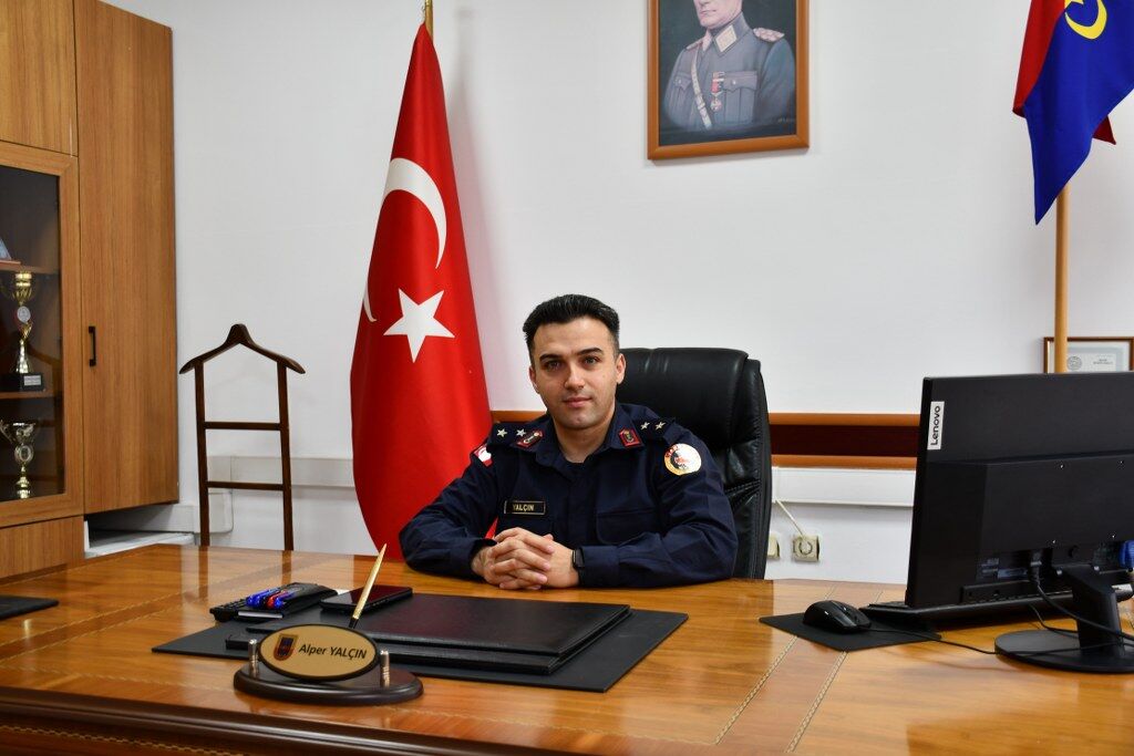 SAMSUN HABER Vezirköprü İlçe Jandarma Komutanlığına Üsteğmen Alper Yalçın atandı