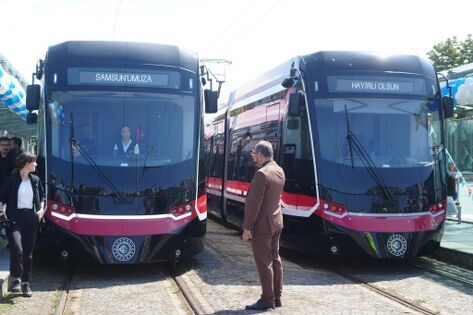 samsun haber: Samsun'da yeni tramvaylar hizmette!