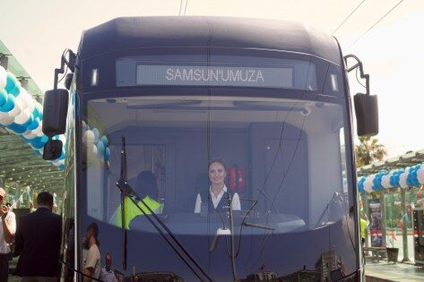 samsun haber: Samsun'da yeni tramvaylar hizmette!