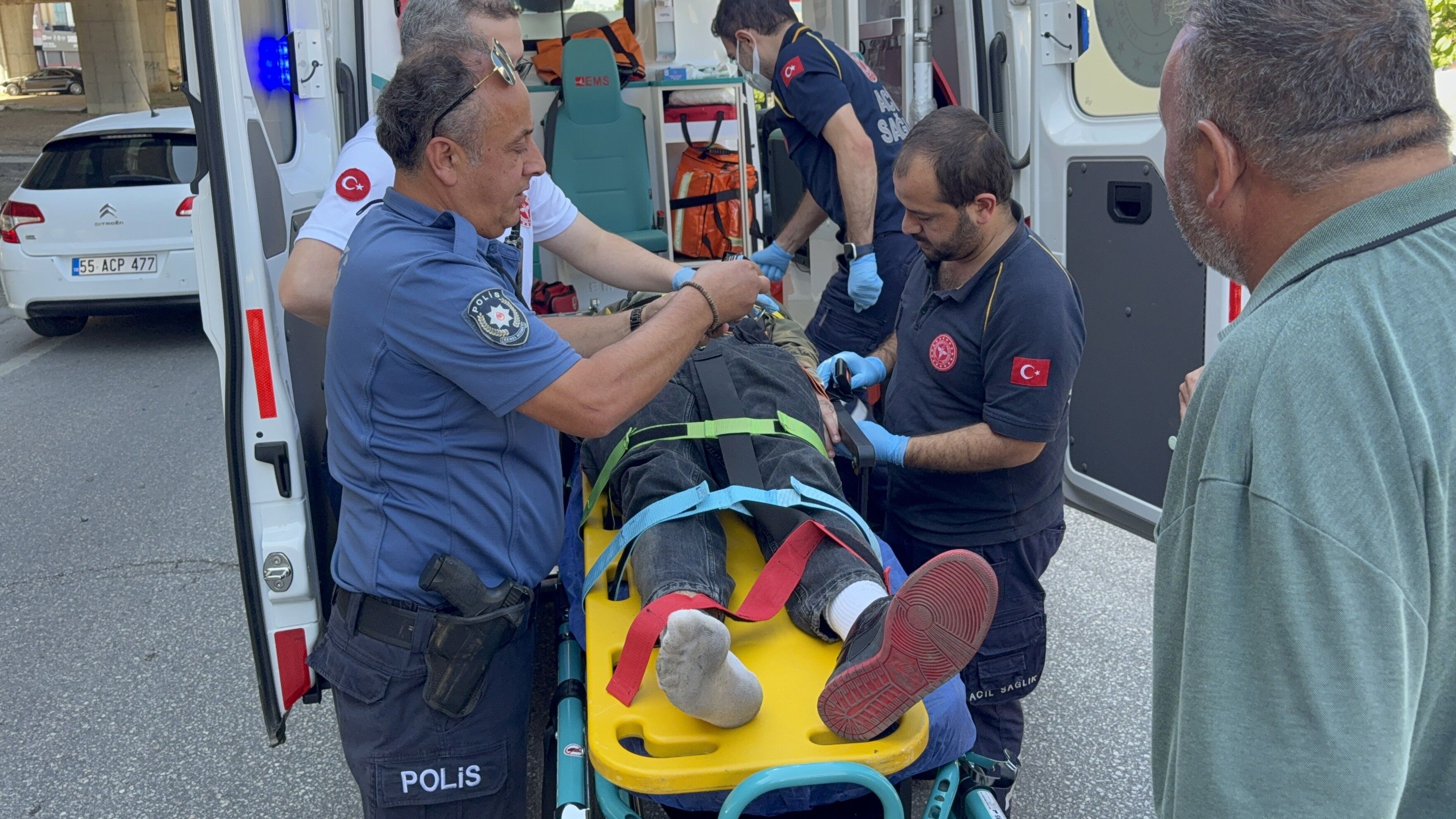 Samsun Haber: Samsun’da korku dolu anlar! 2 genç yaralandı