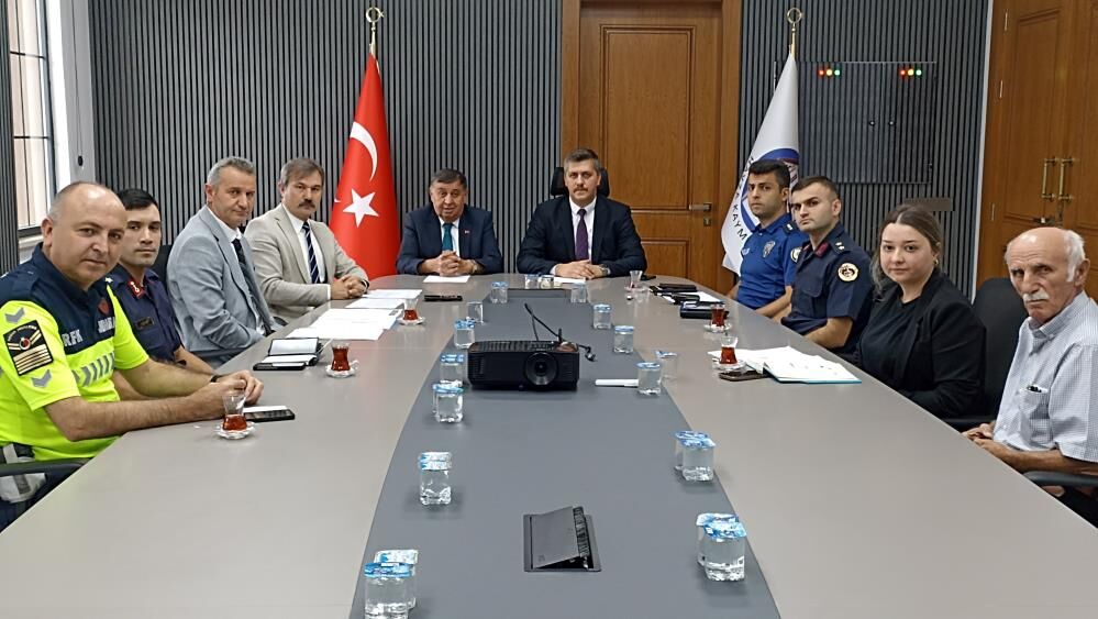 SAMSUN HABER Havza’da yeni eğitim yılı öncesi okul güvenliği toplantısı