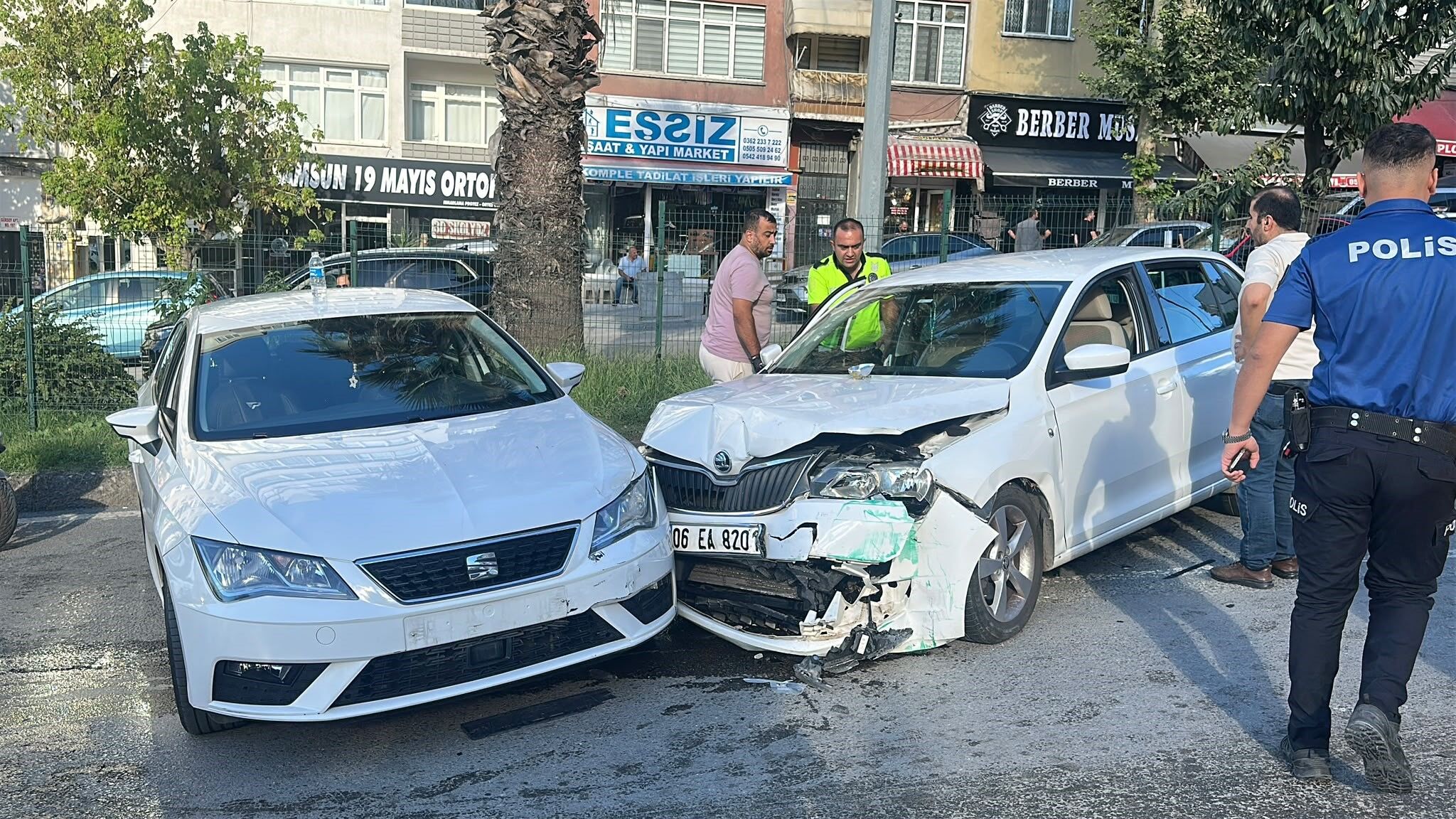 samsun haber: bir anda kontrolden çıktı! Samsun’da korkutan kaza