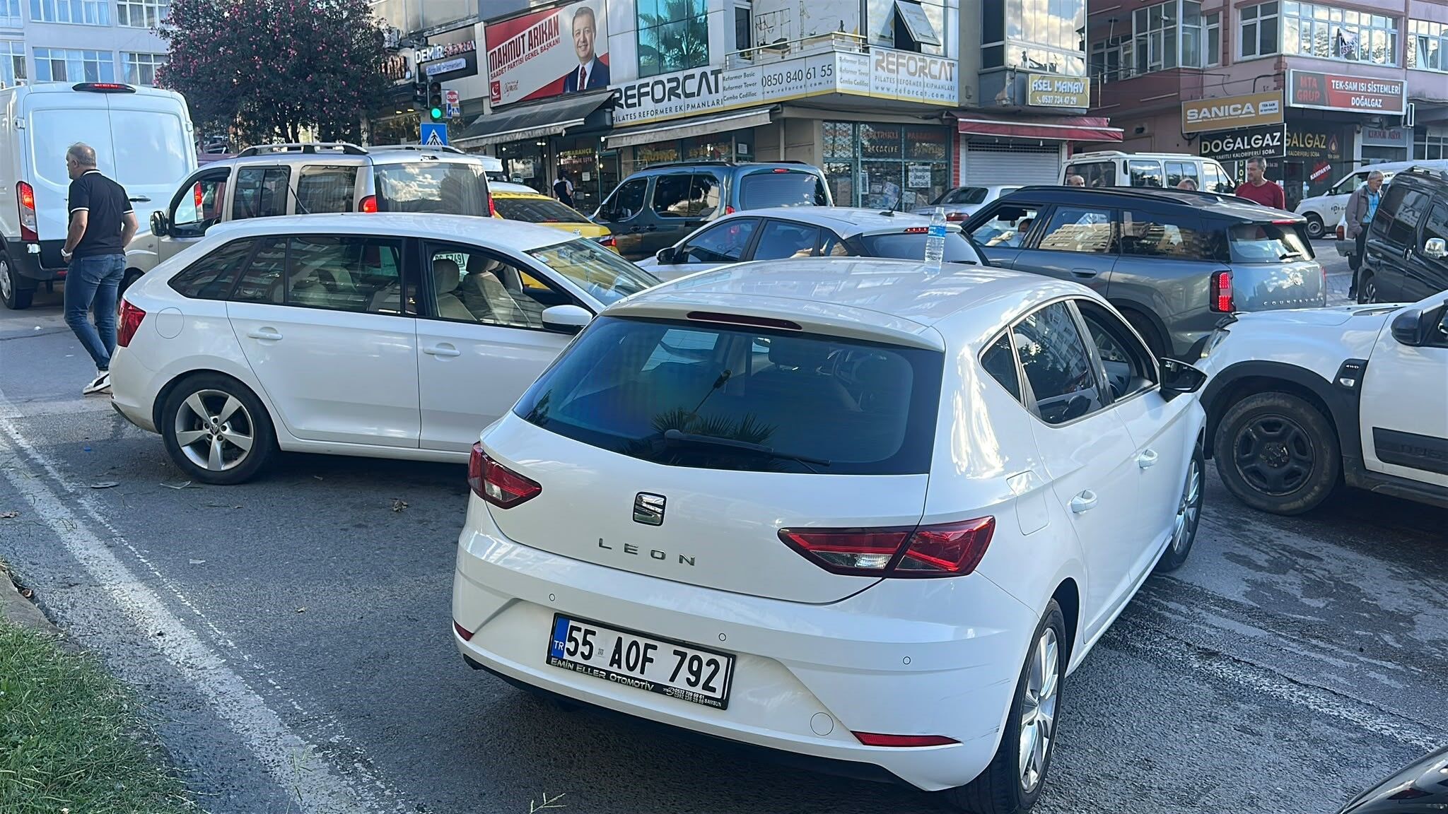 samsun haber: bir anda kontrolden çıktı! Samsun’da korkutan kaza
