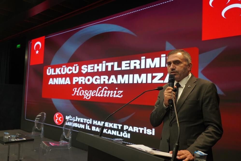 MHP Samsun’dan ülkücü şehitler için anma programı