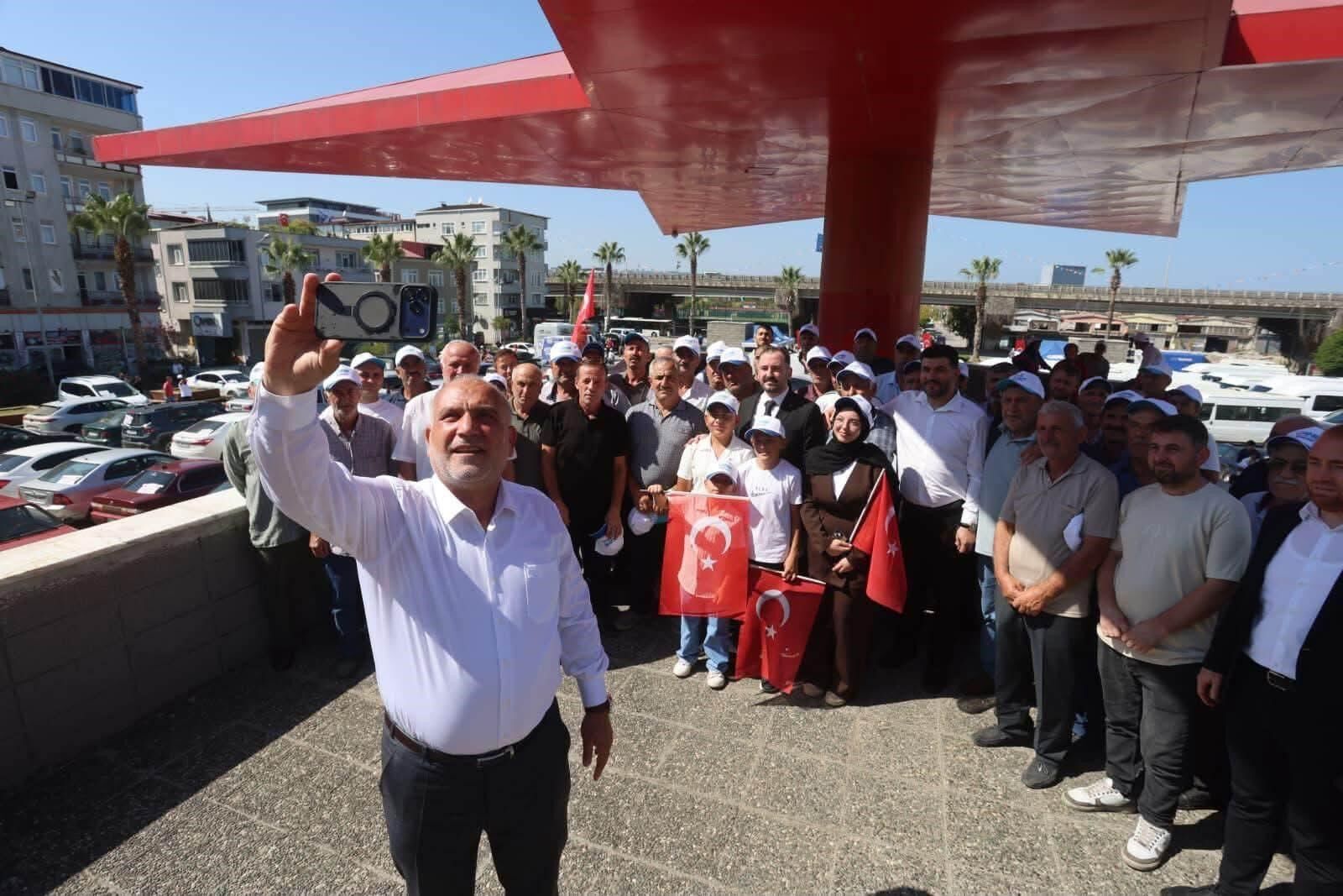 Samsun haber Canik’te Cumhurbaşkanı Erdoğan’a yoğun ilgi