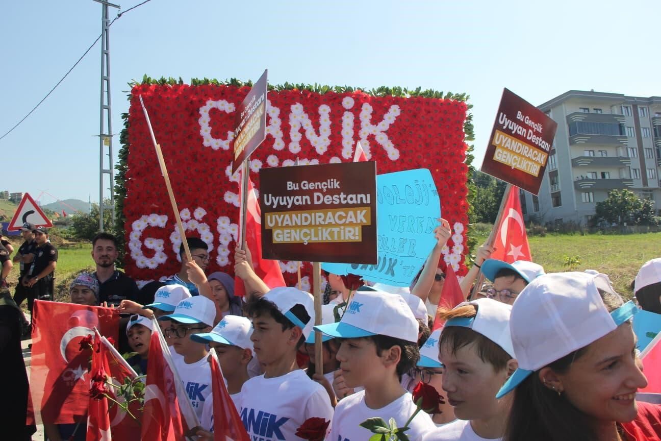 Samsun haber Canik’te Cumhurbaşkanı Erdoğan’a yoğun ilgi