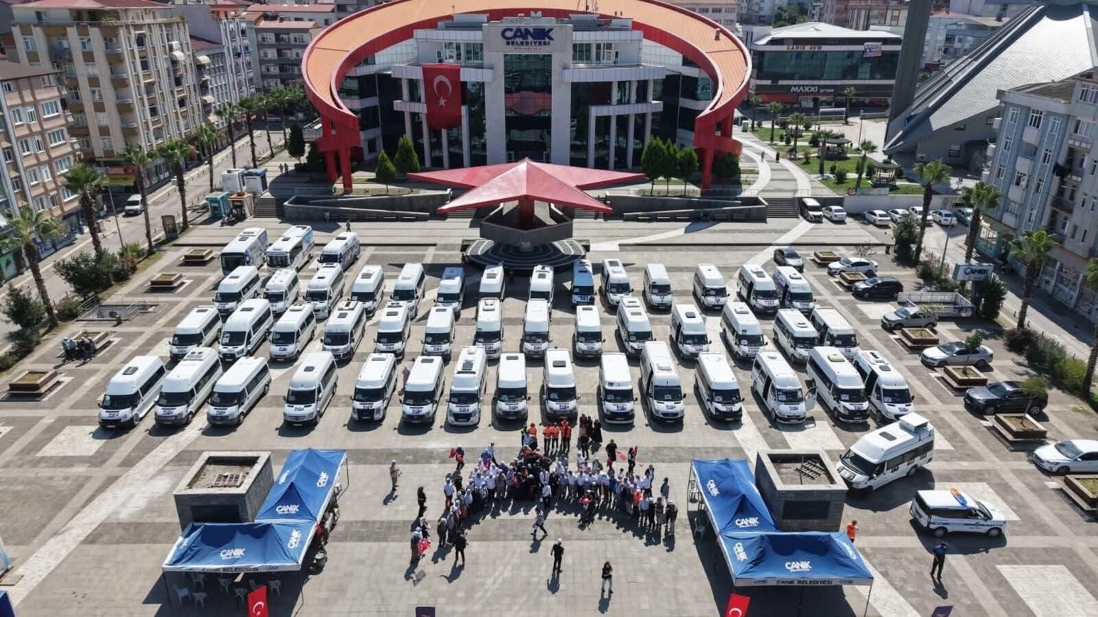 Samsun haber Canik’te Cumhurbaşkanı Erdoğan’a yoğun ilgi
