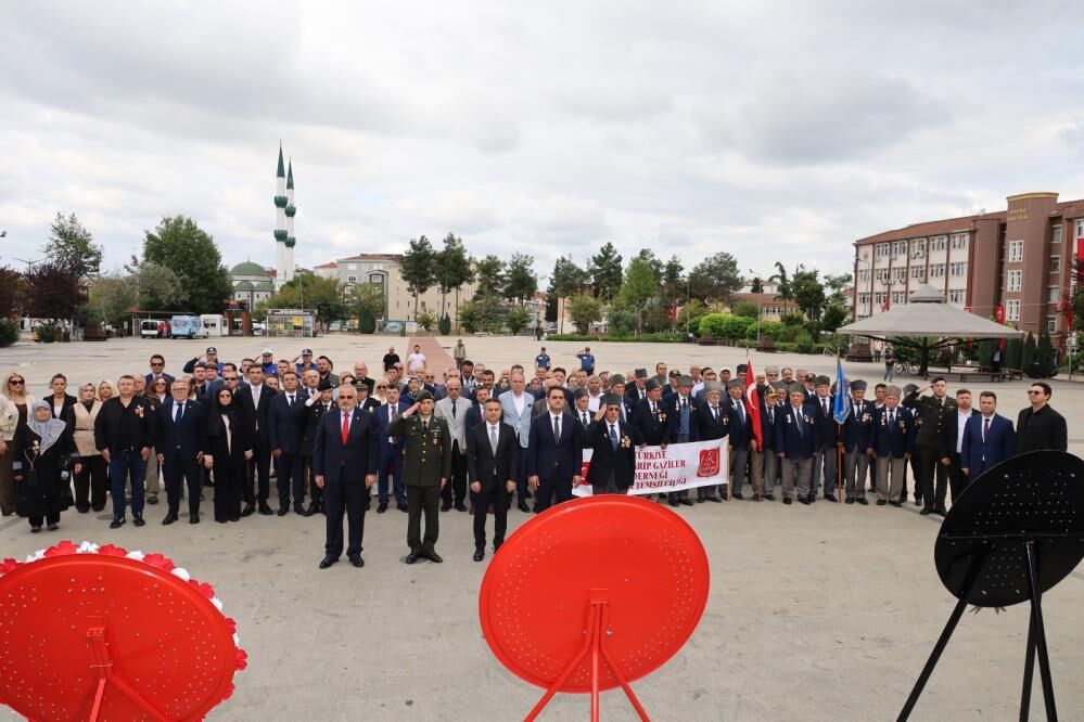 Bafra’da Gaziler Günü’nde kahramanlara vefa