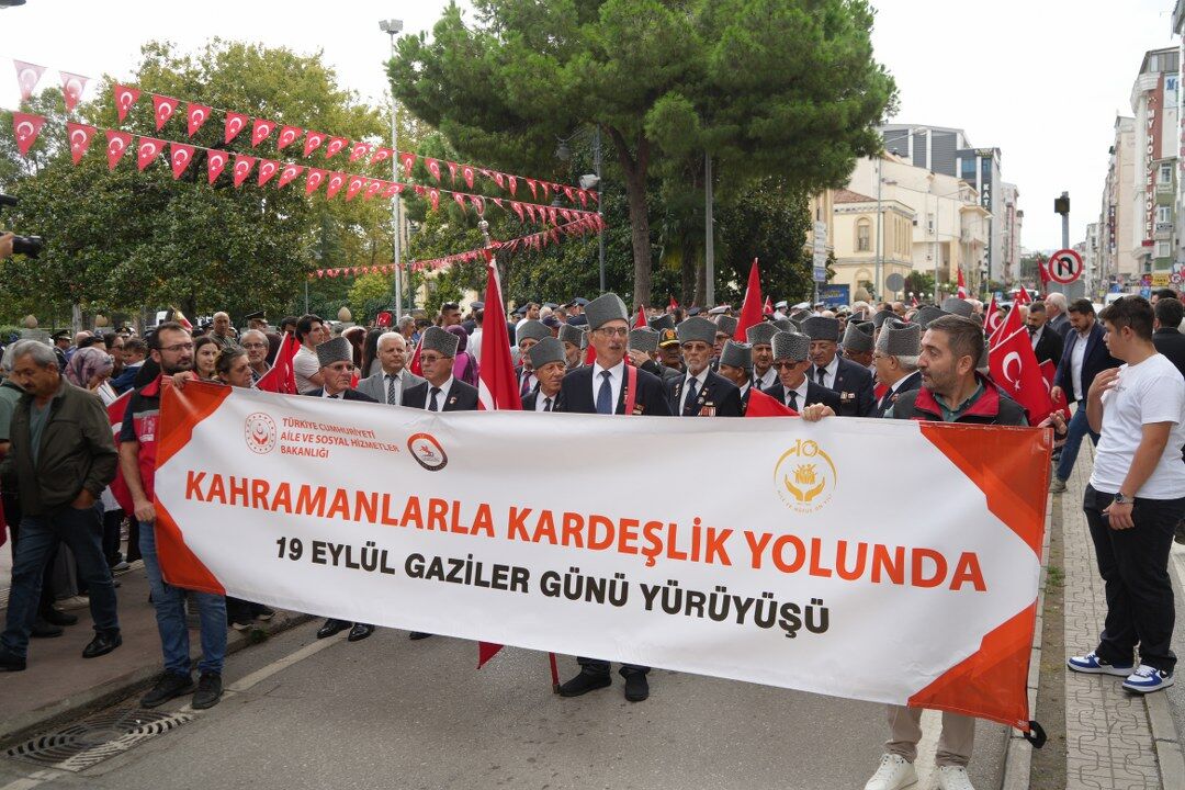 samsun haber Samsun’da 19 Eylül Gaziler Günü törenle kutlandı!