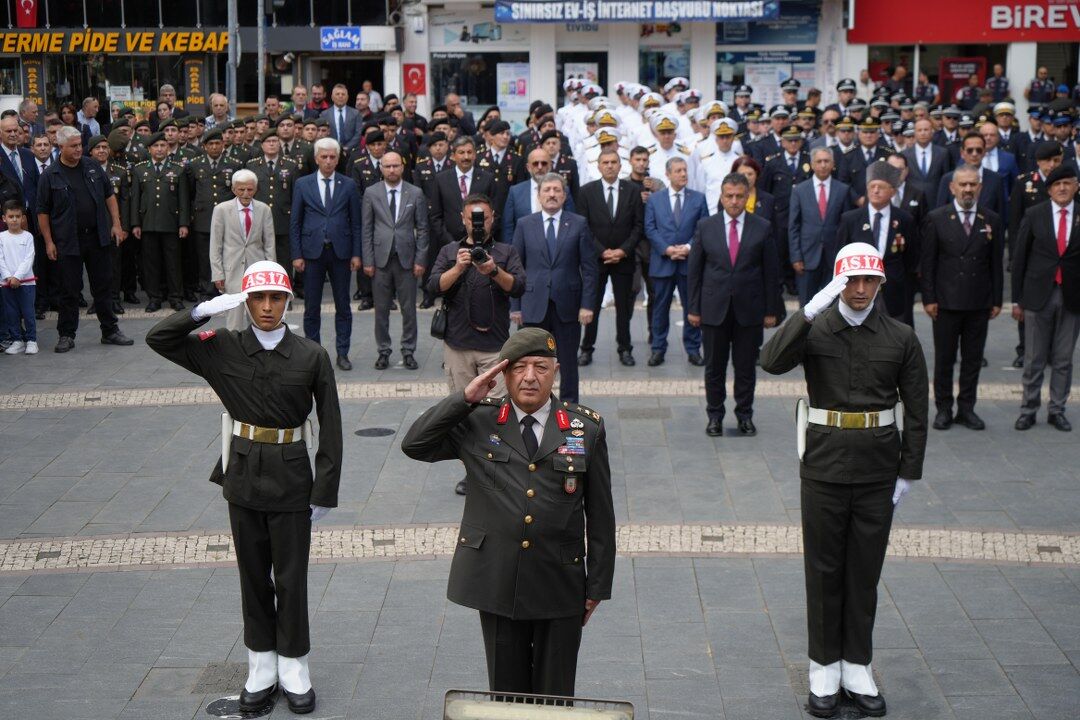 samsun haber Samsun’da 19 Eylül Gaziler Günü törenle kutlandı!