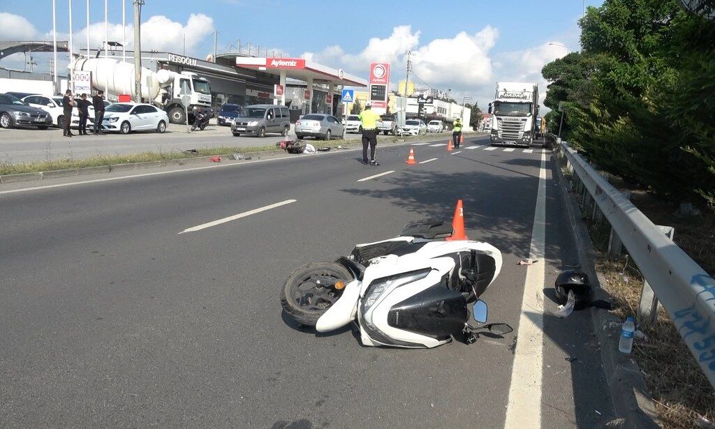 samsun haber Samsun’da yaya geçidinde feci kaza! Ağır yaralandı 