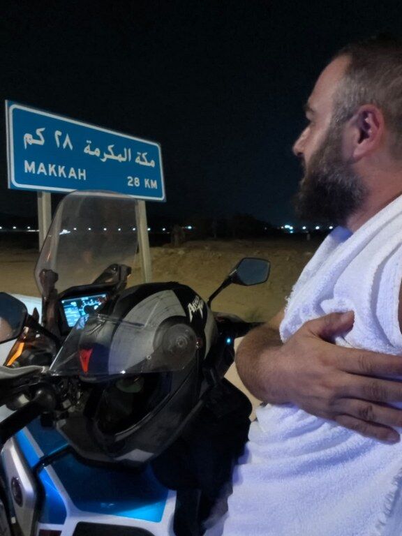 samsun haber Samsun’dan Mekke’ye motosikletle gitti!