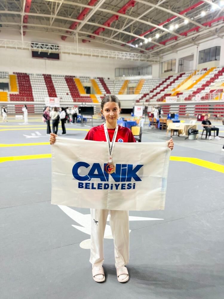 SAMSUN HABER Canikli tekvandocu Asiye Nur Bilgin Türkiye Şampiyonası finalinde