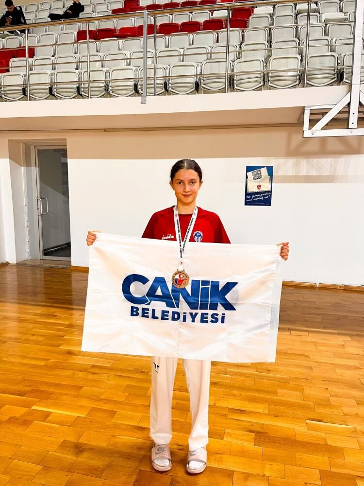 SAMSUN HABER Canikli tekvandocu Asiye Nur Bilgin Türkiye Şampiyonası finalinde