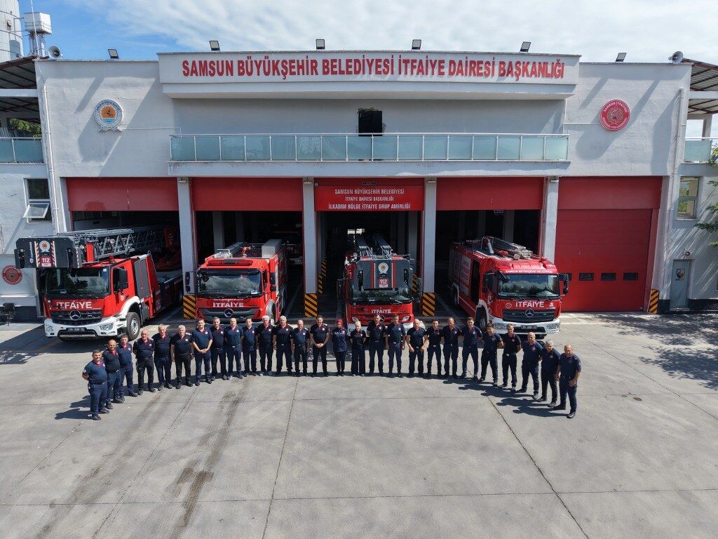 SAMSUN HABER Samsun İtfaiyesi 101 yaşında! 9 aylık bilanço dikkat çekti