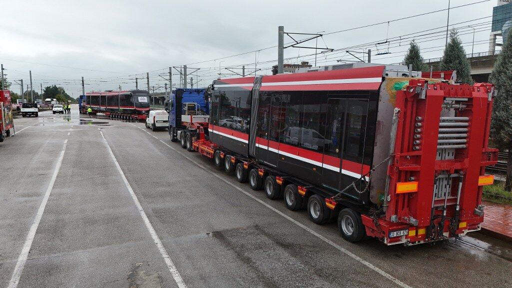 samsun haber Samsun’da tramvay seferberliği! 3. yeni araç raylara indi 