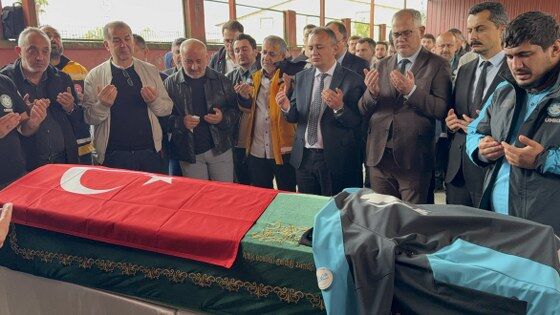 samsun haber: Samsun'da UMKE görevlisi Mehmet Can Gür için tören