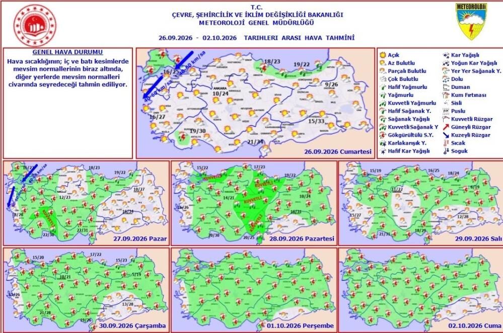 samsun haber Samsun’da güz yağmurları 4 gündür sürüyor!