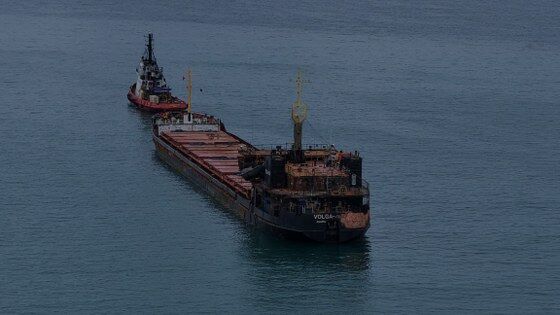 samsun haber: Karadeniz'de savaşın izleri! O gemi dikkat çekti