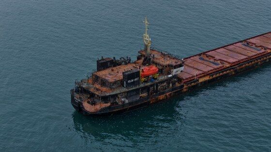 samsun haber: Karadeniz'de savaşın izleri! O gemi dikkat çekti