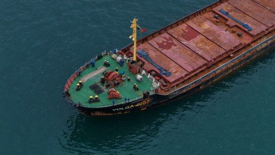 samsun haber: Karadeniz'de savaşın izleri! O gemi dikkat çekti