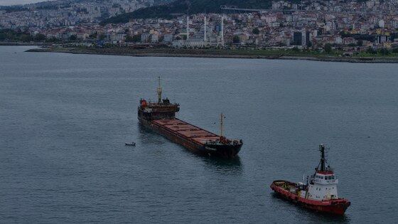 samsun haber: Karadeniz'de savaşın izleri! O gemi dikkat çekti