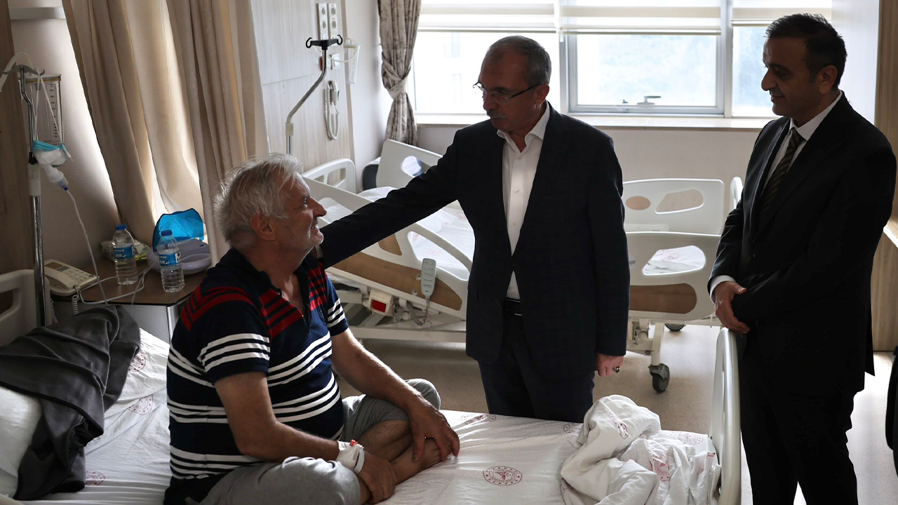 Ak Partili Orhan Kırcalı’dan Samsun'da hastalara moral ziyareti