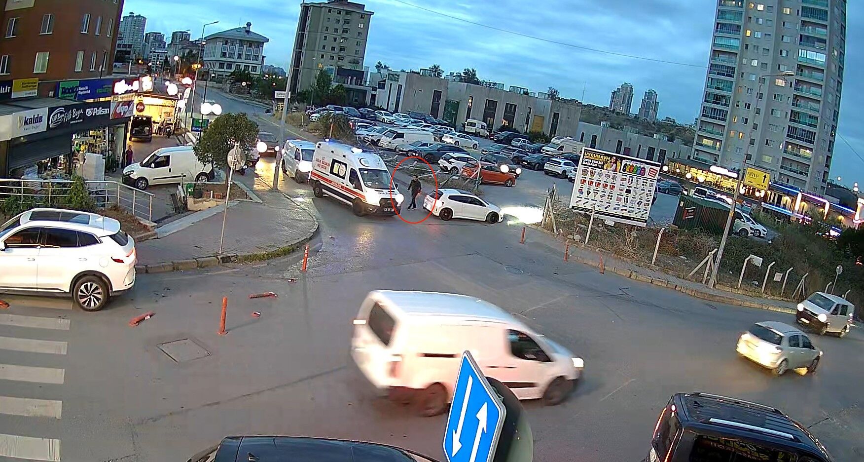 Ambulansa yol vermedi bedeli ağır oldu!