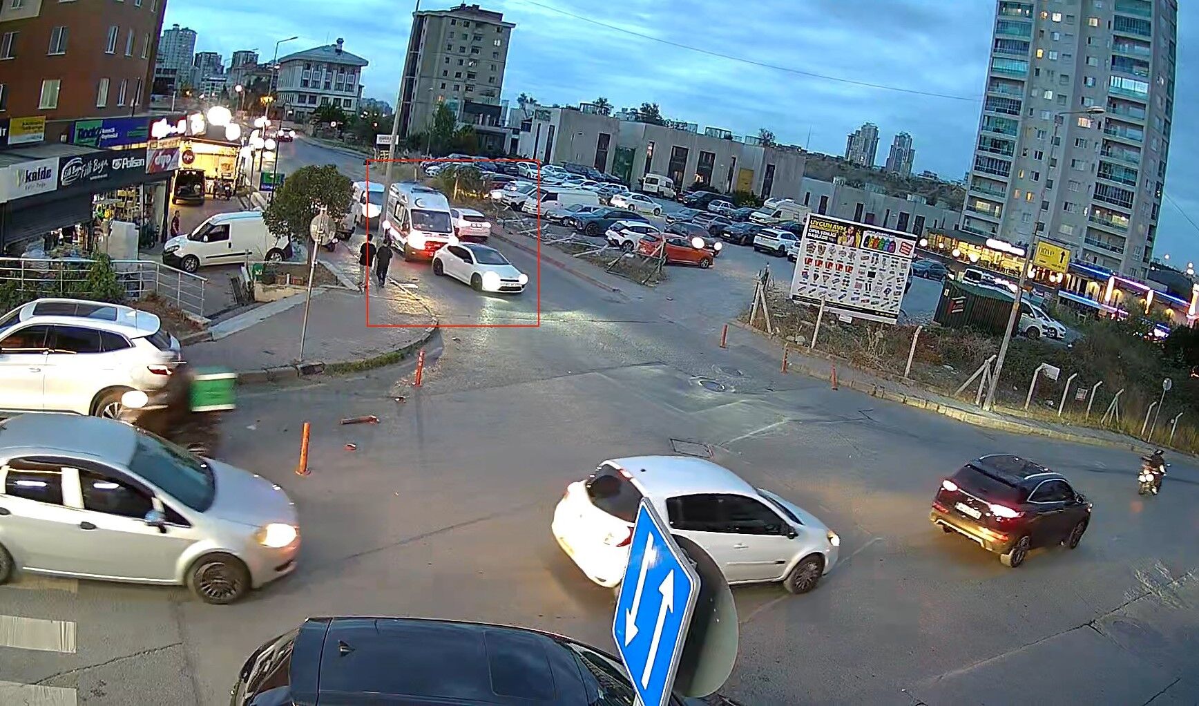 Ambulansa yol vermedi bedeli ağır oldu!