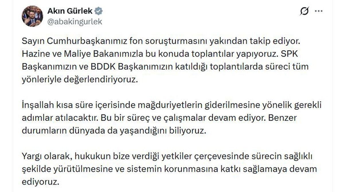 Akın Gürlek açıkladı! 40 milyon dolarlık transfer durduruldu