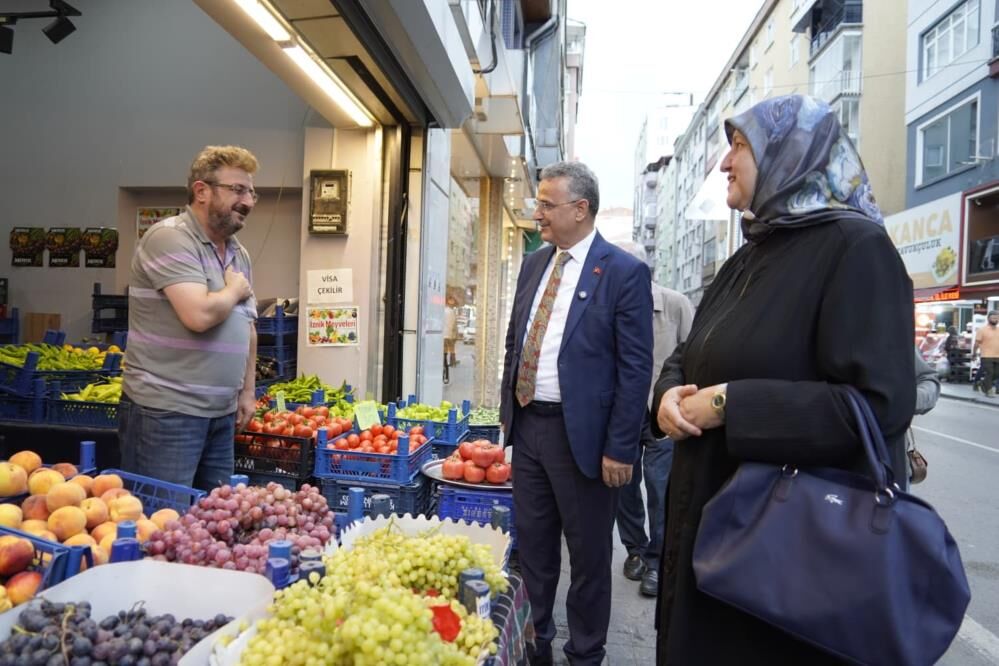 Samsun Haber: Başkan İhsan Kurnaz sahada: Esnaf ve vatandaşları dinledi