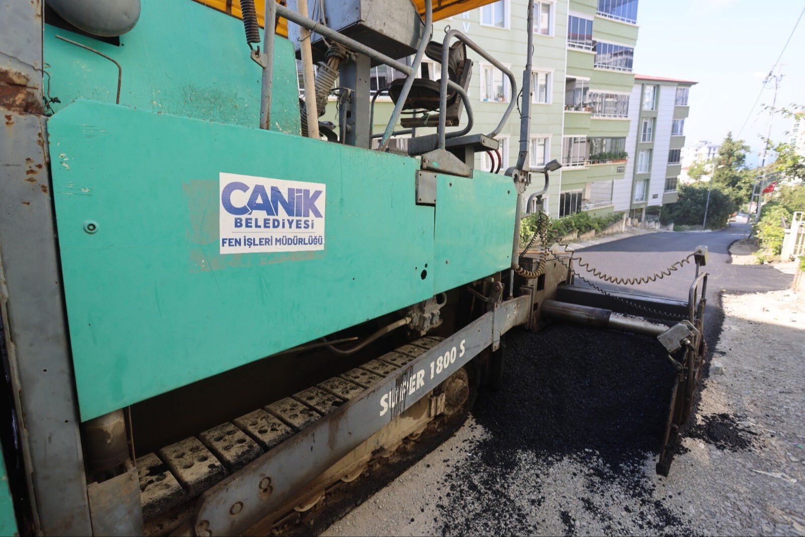 Samsun Haber: Canik’te yollar yenileniyor! Çalışmalar hız kesmiyor
