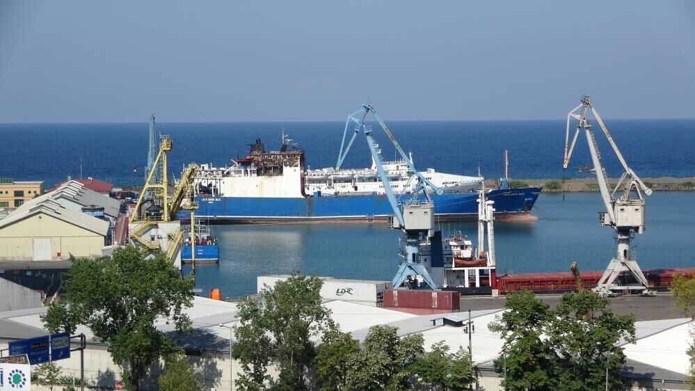 Samsun Haber: Drone saldırısına uğrayan Samsun çıkışlı gemi Trabzon’da