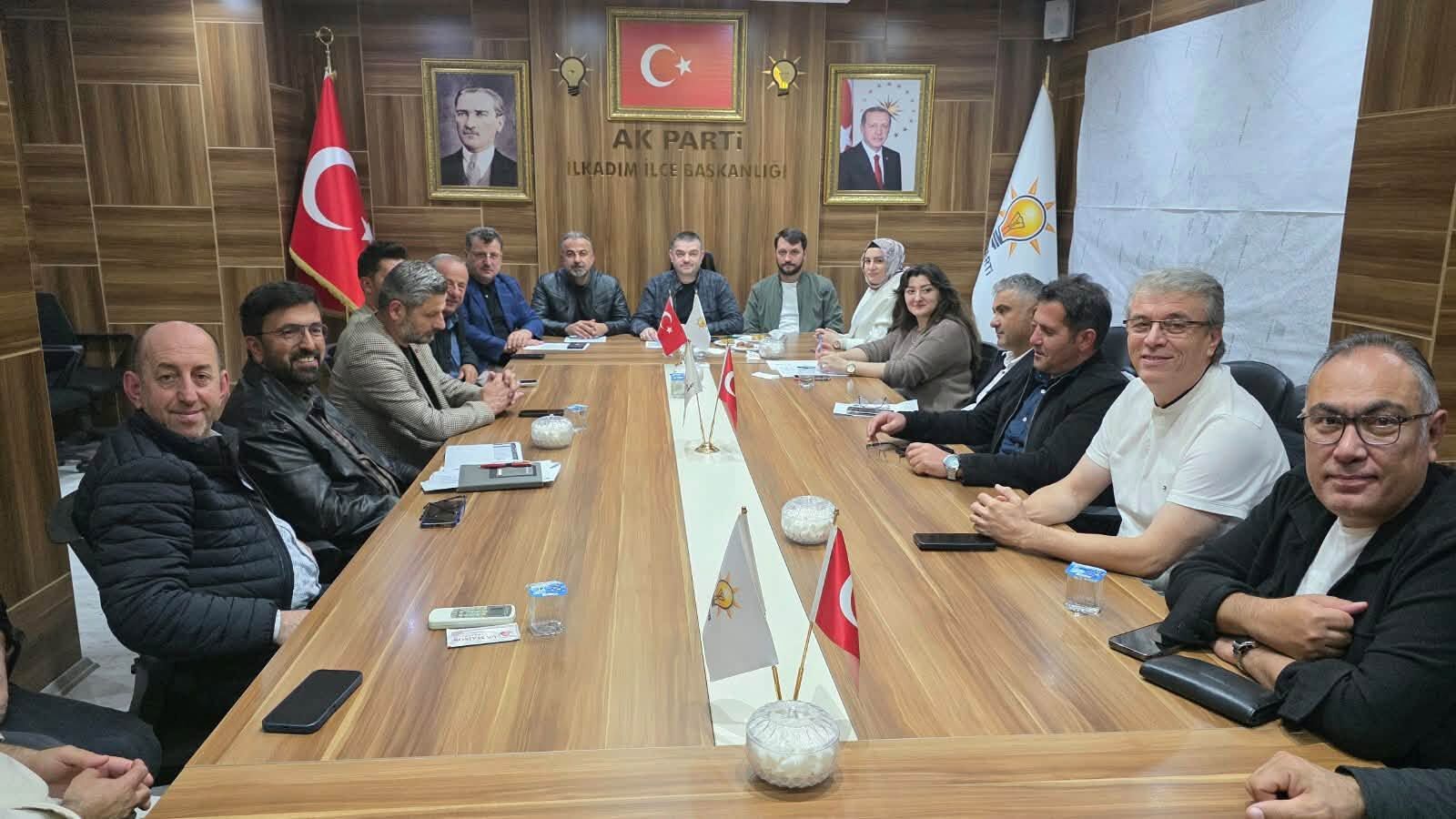 samsun haber AK Parti İlkadım’da saha mesaisi