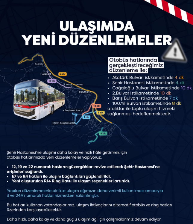 samsun haber: Samsun’da iki otobüs hattı kaldırıldı!