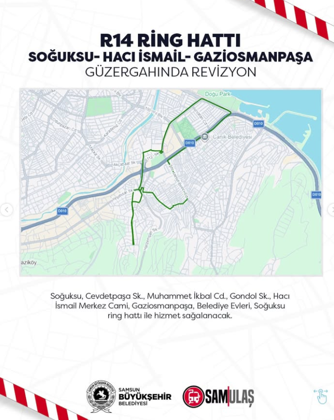 samsun haber: Samsun'da otobüs hatlarında önemli değişiklik! Bugünden itibaren değişti